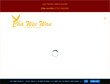 Tablet Screenshot of chaweewan-thaimassage.com